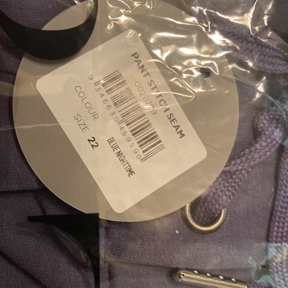 From Avenue: Zim & Zoe stitch seam pants. Size 22. Slate blue. Nice joggers. - Picture 9 of 9